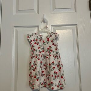 H&M Kids Dress - White with Red Floral
